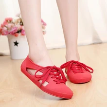 Стильные женские босоножки; прозрачная обувь на шнуровке с вырезами; быстросохнущие летние пляжные повседневные туфли без застежки на плоской подошве с круглым носком; kea; корейский стиль