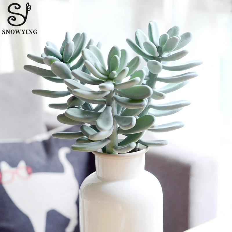 

Rare Plantas Artificiales para Decoracion Large Size Fake Fern Succulent Plant Grass Plastic Artificial Plant Home Garden Decor