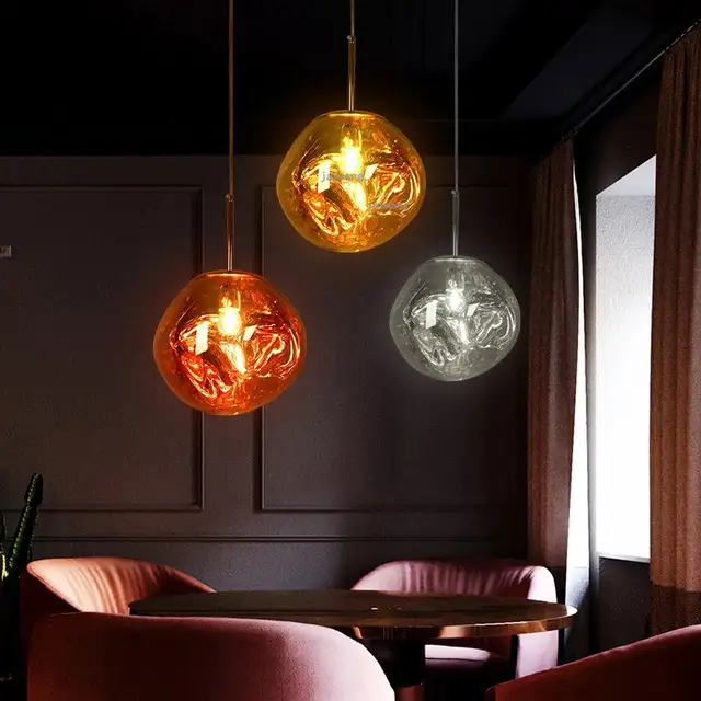 Us 33 34 27 Off Led Light Modern Pendant Ceiling Lamps Melt Lava Pendant Lamps Bedroom Chandelier Lighting Hanging Lamps Light Fixure In Pendant