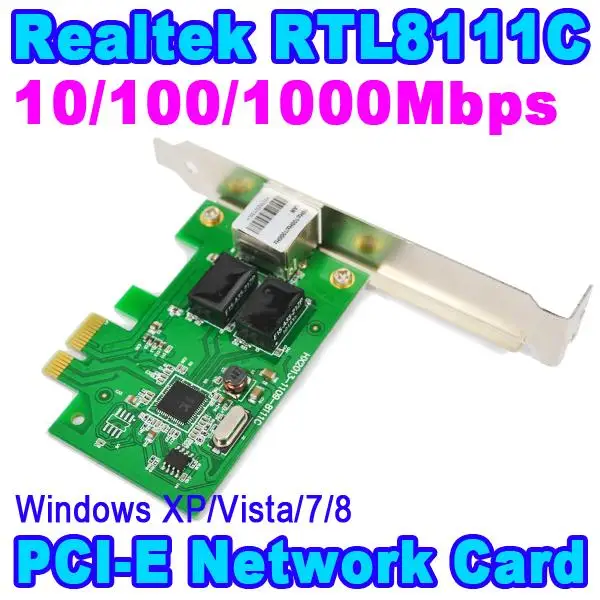 Network Controller Card 10/100/1000Mbps RJ45 Lan Adapter Converter Desktop PC Computer 1000 Gigabit Ethernet PCI Express PCI-E