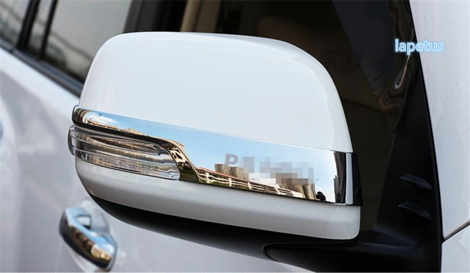 

New Style! Chrome Rearview Mirrors Stripe Cover Trims For TOYOTA Prado FJ150 2014 2015 With Turning Light model