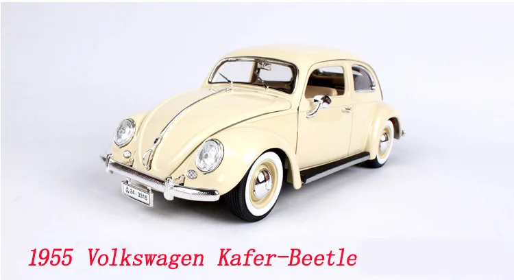 Bburago 1/18 1955 Volkswagen Beetle сплав Ретро модель автомобиля классическая модель автомобиля украшение автомобиля коллекция подарок