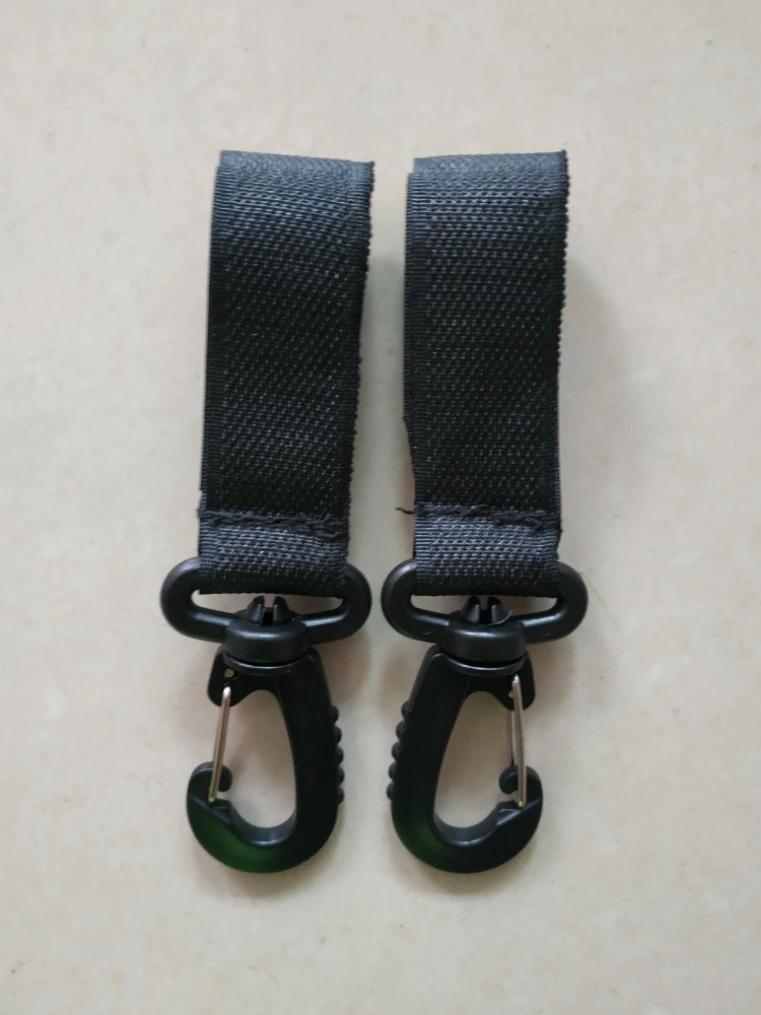 2 шт. рюкзак аксессуары крюк для крепления рюкзак к коляске Многофункциональный черный высококачественный пластиковый крючок