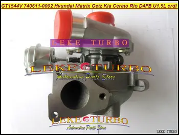 

GT1544V 740611 740611-5001S 740611-0001 28201-2A100 Turbo Turbocharger For HYUNDAI Matrix Getz Cerato Rio D4FA D4FB 1.5L 1.6L
