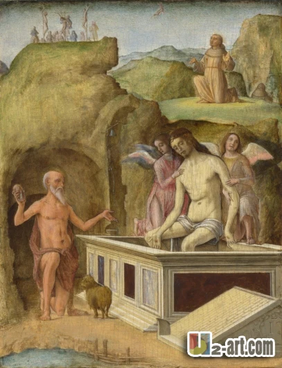 

Canvas Prints ( The Dead Christ ) by Ercole De Roberti chinese furniture reproduction oil painting Religion-096