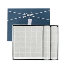 Cotton Adults Bath Towels Large High Quality Towel 3-piece Set Absorbent Hair Towel Bathroom Sets Soft Christmas Gift Towel B5T8