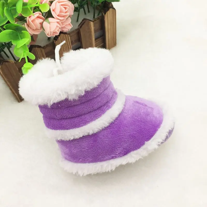 New Baby font b Boots b font Infant Toddler Girls Boys Slip On Winter Warm Soft