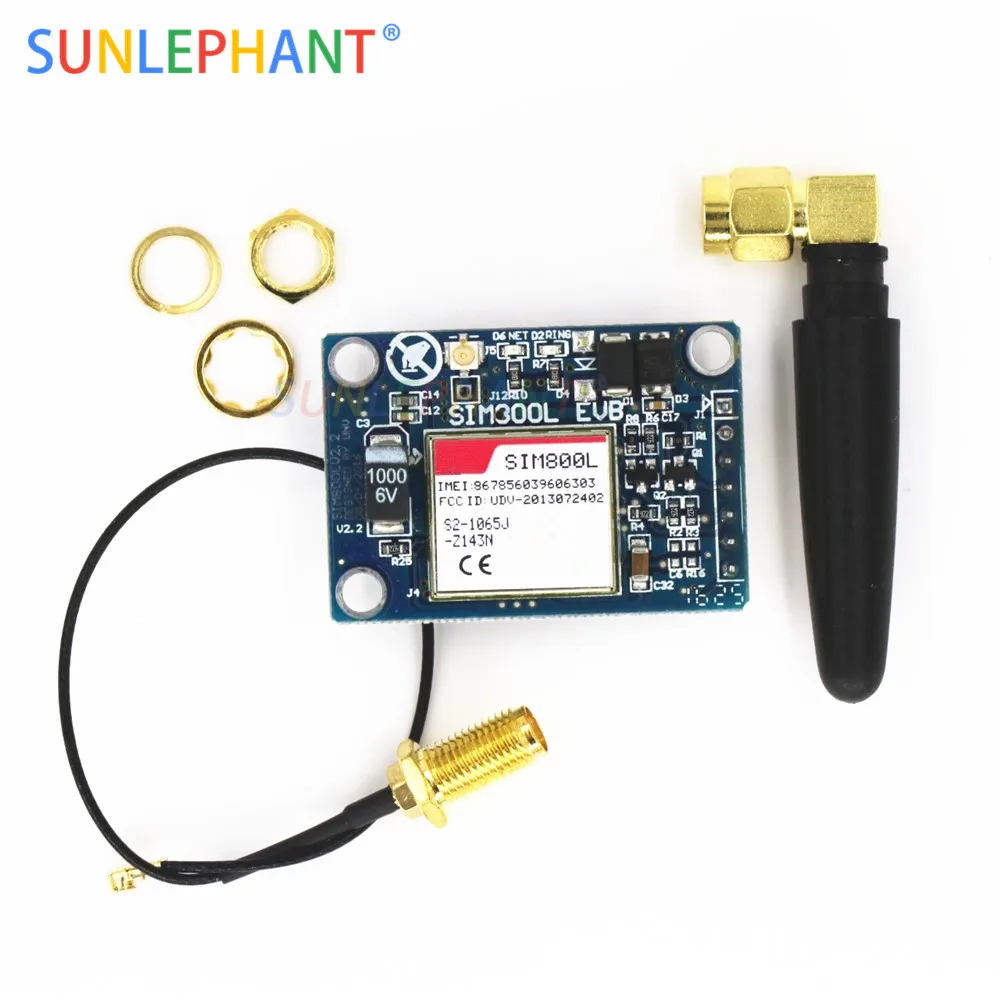 SIM800L V2.0 5V беспроводной GSM GPRS модуль Quad Band с антенной кабельный