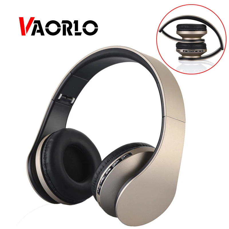 Беспроводные наушники VAORLO гарнитура Bluetooth и проводные с микрофоном для
