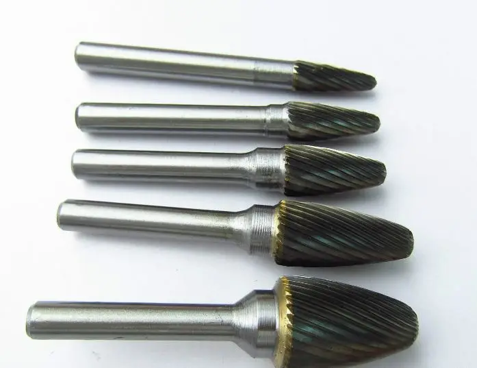 

6-16mmTungsten Steel Hard Alloy Rotary Burrs Files Milling Cutters CNC Machine Tools Metal Grinding Head Carving Engraving Knife