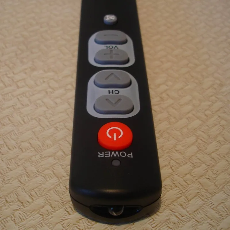 Обучающий пульт дистанционного управления для ТВ STB DVD DVB коробка Hi Fi, 6 больших кнопок универсальный Смарт-контроллер может дублировать ИК-код