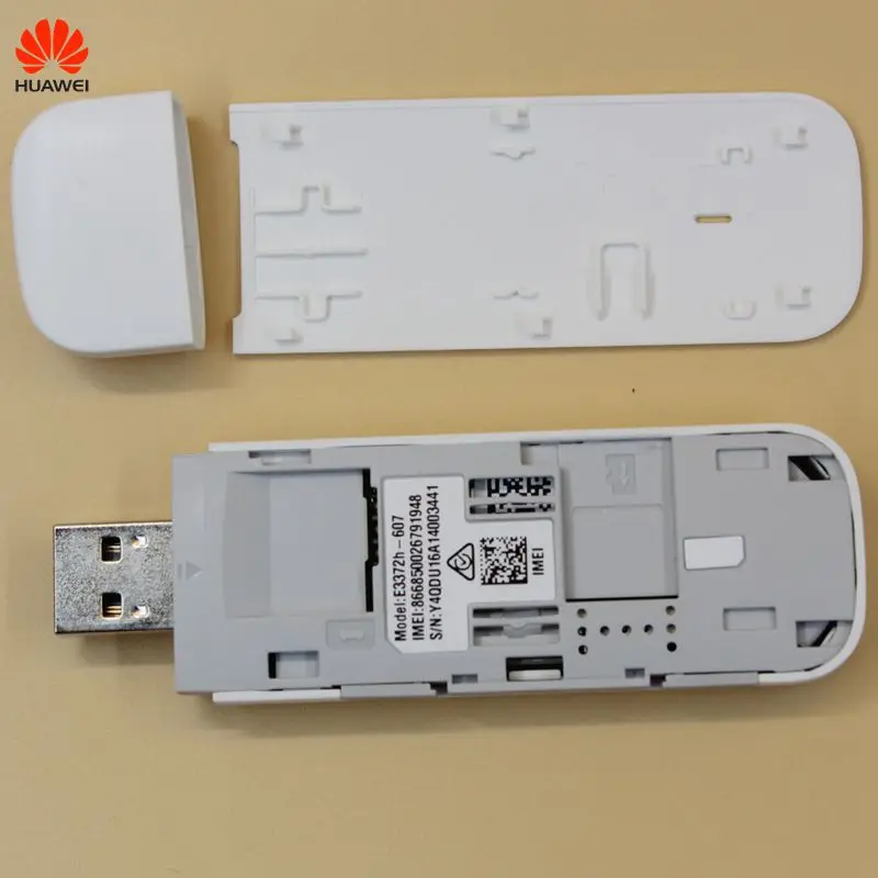 Разблокированный Новое поступление huawei E3372 E3372h-607 4G LTE USB Dongle USB Stick С CRC9 антенной E3372 USB модем