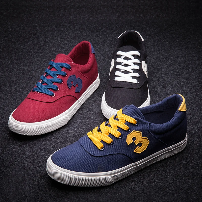 

New Arrival 2016 Men Casual Shoes Breathable Shoes for Men Casual Zapatos Mens Canvas Shoes Zapatos Size 38-44
