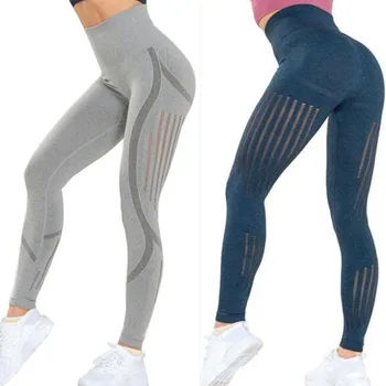 

High Waist Women Leggings Fitness Patchwork Legging Summer High Elastic Workout Leggins Female Push Up Trousers