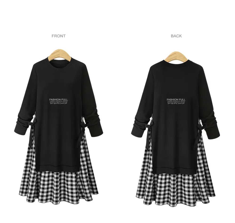 Новое поступление, летние женские платья-футболки в европейском и американском стиле, элегантная клетчатая одежда с круглым вырезом и коротким рукавом hood86218l