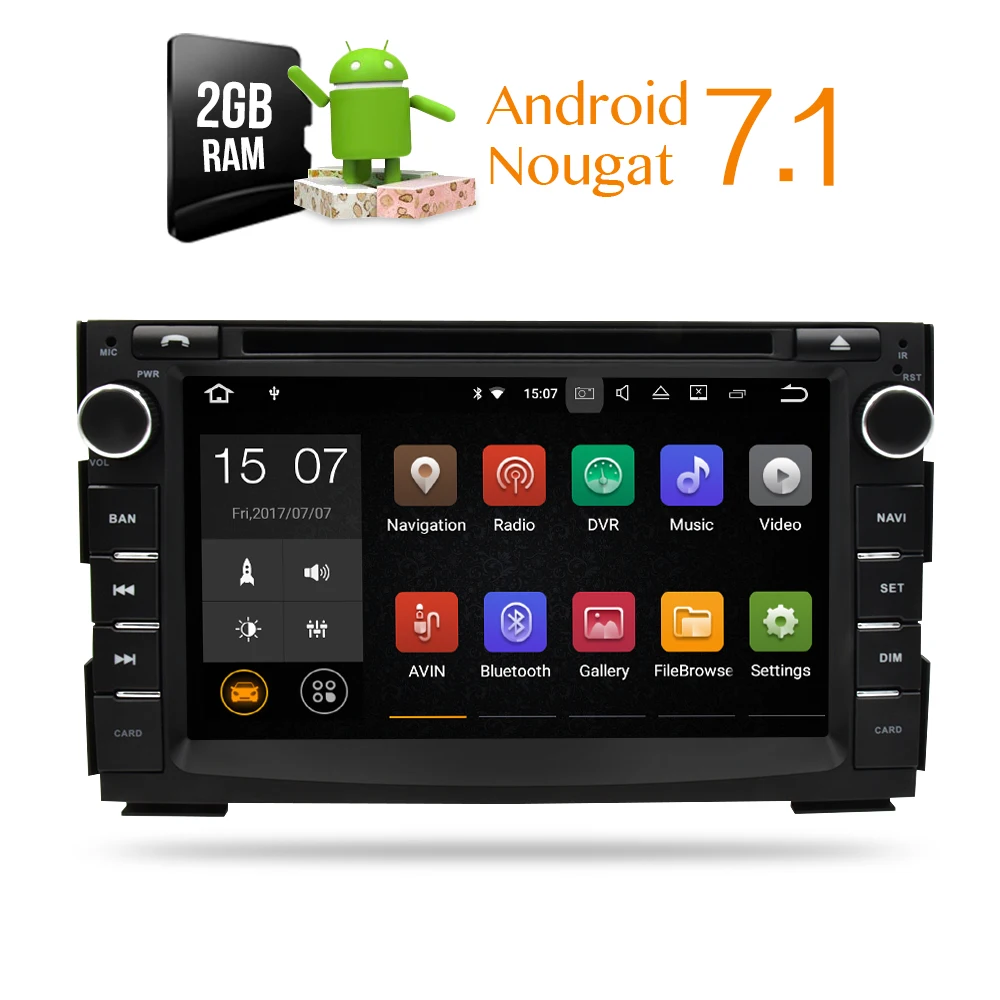 Sale Android 8.0 Car DVD Player GPS Glonass Navigation Multimedia for Kia Ceed 2010 2011 2012 Auto BT RDS Radio Audio Video Stereo 1