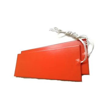 

230v 475w 6in*18in(152.4*457.2*8mm) silicone rubber heater for machine 1000mm lead wire come out from middle of 6" side