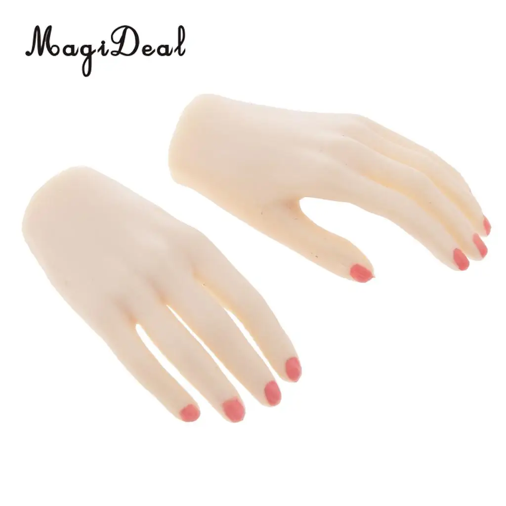 10Pcs PVC 1:6 Scale Womens Hand Models for 12 Inch Female Action Figure Body Dolls Children DIY Making Accs Toys