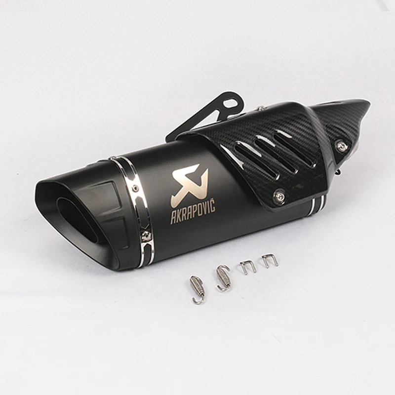 

500cc 600cc r11 carbon motorcycle exhaust pipe muffler R6 R1r3 CBR500 Z750 akrapovic exhaust tubo escape moto