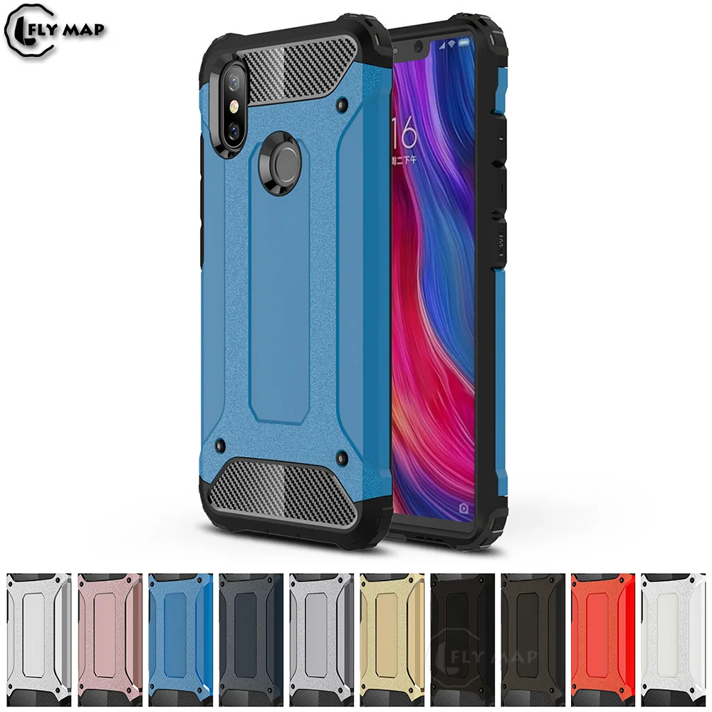 Armor Cover for Xiaomi Mi 8 SE 8SE Mi8 SE Mi8SE PC Silicon Phone Protection Case for Xiaomi Mi Mix 2S 2 S S2 Mix2S Frame Cover