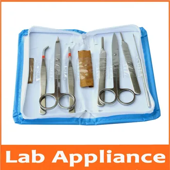 

7pcs Educational Student Biological Anatomy Appliance Lab Laboratory Anatomical Tools Lancet Dissecting Needle tweezers Scissors