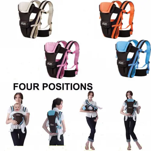 Newborn Infant Baby Carrier Breathable Ergonomic Adjustable Wrap Sling Backpack