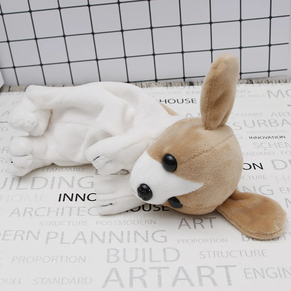 新かわいい漫画のぬいぐるみ犬のペンケースかわいい動物ペンバッグボックス子供の学用品素材韓国文房具 Pen Bags Box Plush Dog Pencil Casedog Pencil Case Aliexpress
