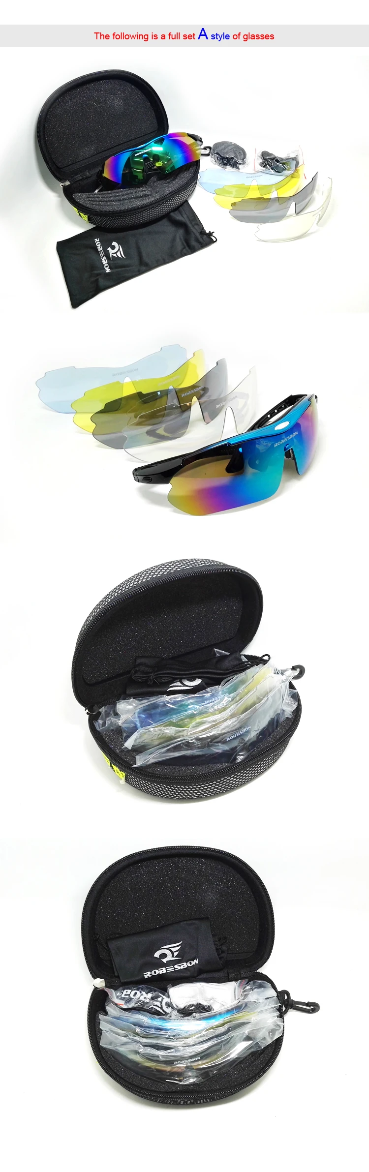 E0623 4 цвета дополнительно ROBESBON наружные солнцезащитные очки для рыбалки спортивные очки супер 1 пара