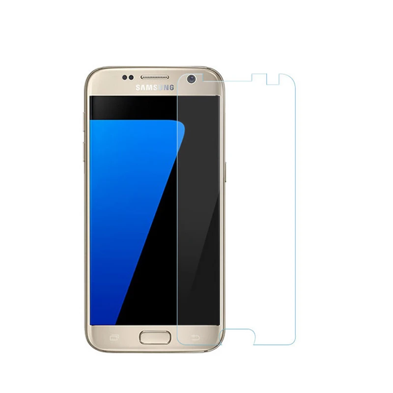 2X высокое качество 0,26 мм спереди Экран протектор Закаленное Стекло пленка для samsung Galaxy S7 край пленки для мобильных телефонов для samsung S7
