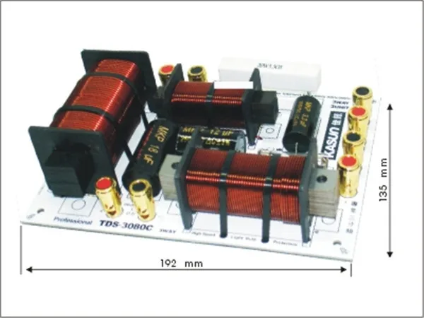 1 шт. 3 способа Специальный аудио кроссовер с делителем частоты TDS-3080C фильтр для профессионального динамика 480 Вт 8 Ом