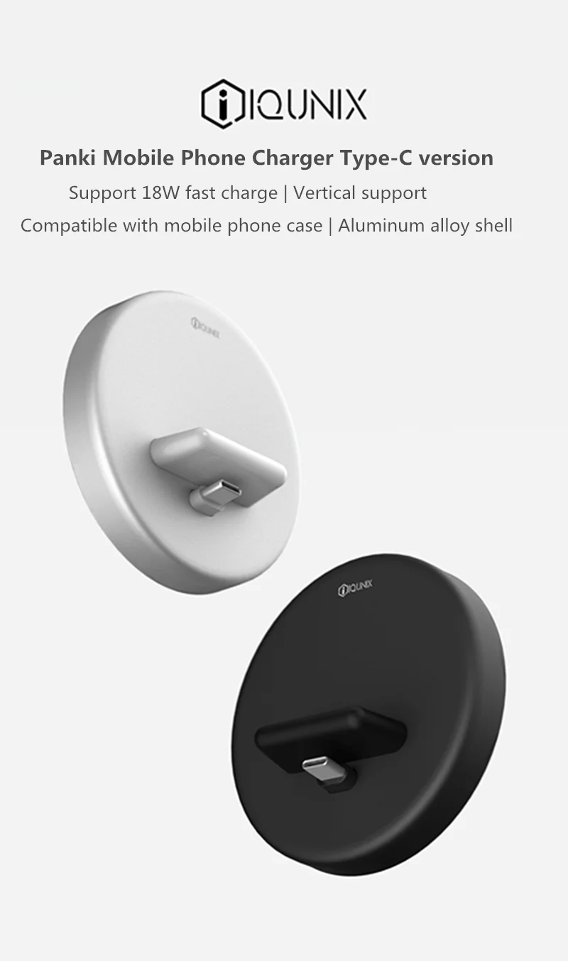 Xiaomi Panki Wireless Charger and phone stand for xiaomi 18W Fast Wireless Charging pad for Samsung S9/S9+ S8 Note 9 9