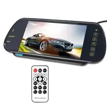 7 Inch 16 9 TFT LCD Widescreen Car Rearview Mirror Monitor with Menu Button Car Monitor