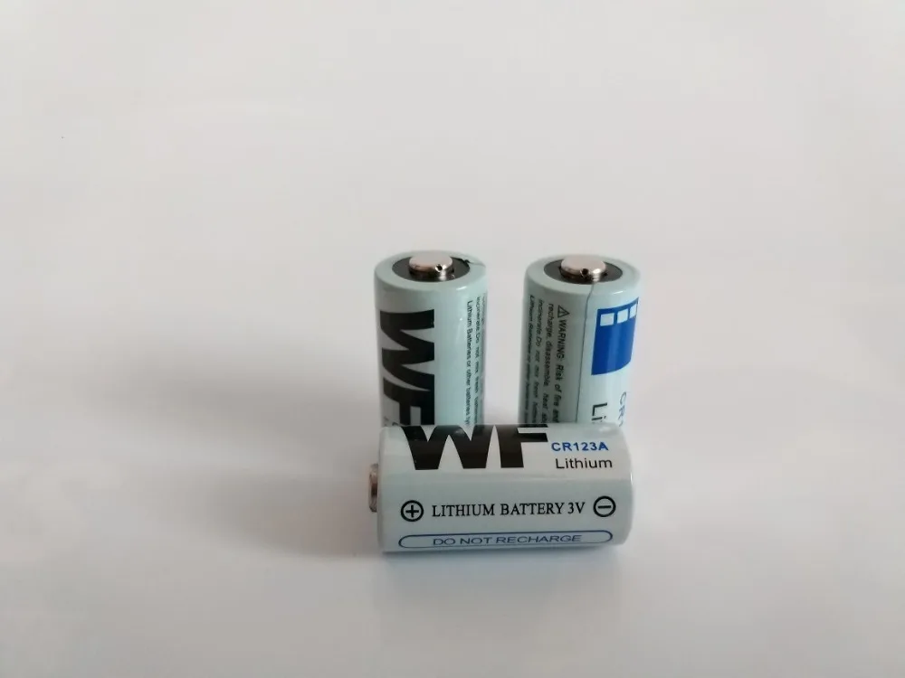 

3pcs CR123A CR123 123A 16340 Li-ion Battery 3V Primary Lithium Battery