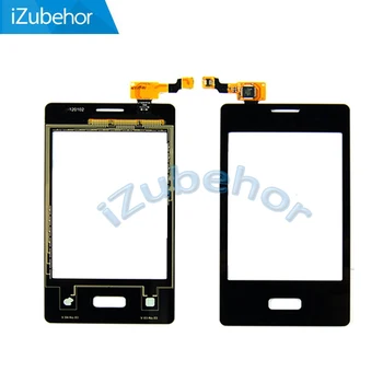 

100% warranty black Touch Screen Digitizer for LG Optimus L3 E400 E405f T370 T375 by free shipping; HQ