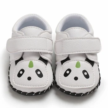 

Kids Infant Shoes Baby Boys Breathable Cartoon Pattern Anti-Slip Shoes Sneakers Soft Soled Walking Shoes First Walkers