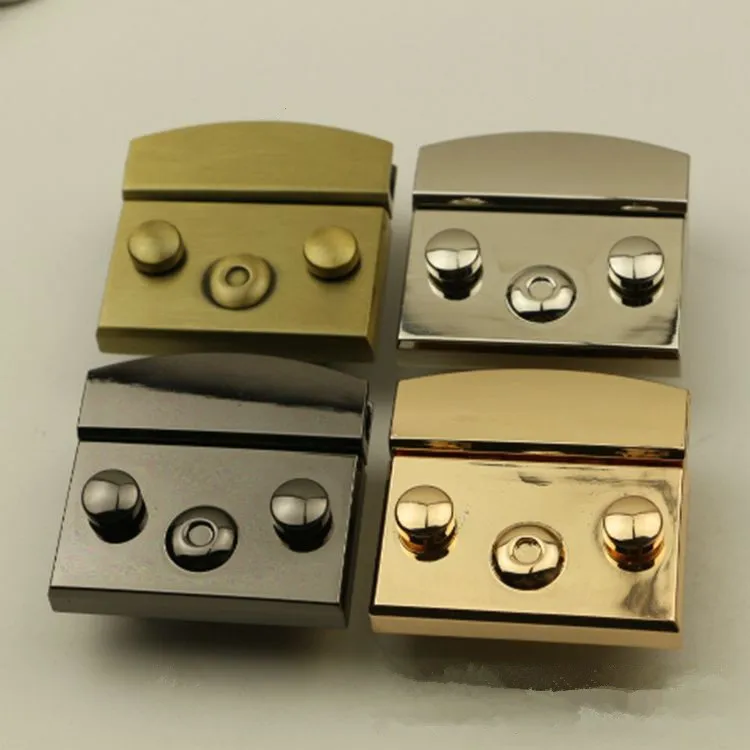 

2Pcs Metal Bag Insert Lock Buckle for Handbag Twist Lock Clasp Package Hardware Snap DIY Leather Crafts Accessory Bag Lock Clasp