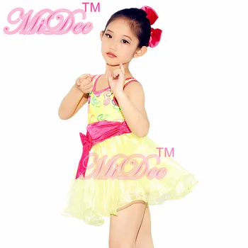 

MiDee Cheerful Stage Performance Dance Dresses Dancing Costume Contemporary Costumes Flower Girl Dresses