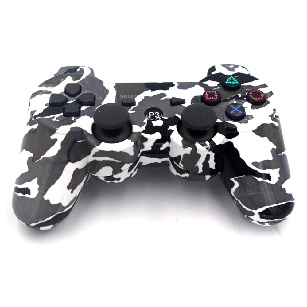 JIELI беспроводной Bluetooth Камуфляжный цветной контроллер для Sony PlayStation Dualshock 3 PS3