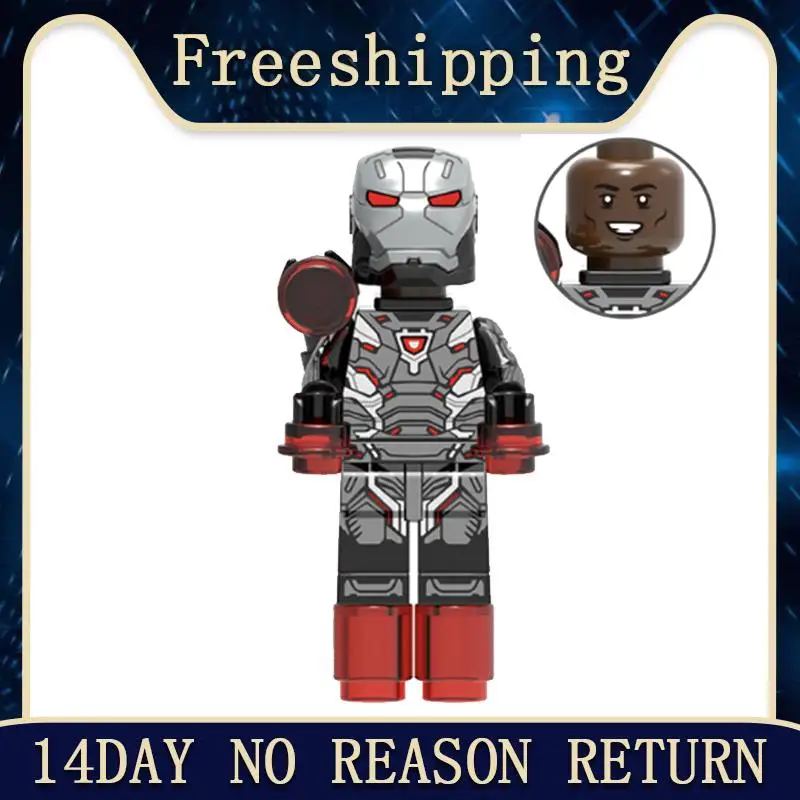 

Single Sale Super Heroes legoed Figures Building Blocks war machine Iron Man Falcon Bucky Vision Winter Soldier Toys kids xh948
