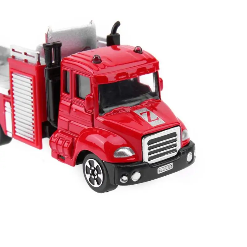 Детские игрушки, большая модель пожарного грузовика, лестница, инерционная машина, крупная имитация пожарной машины, игрушка для детей, для мальчиков