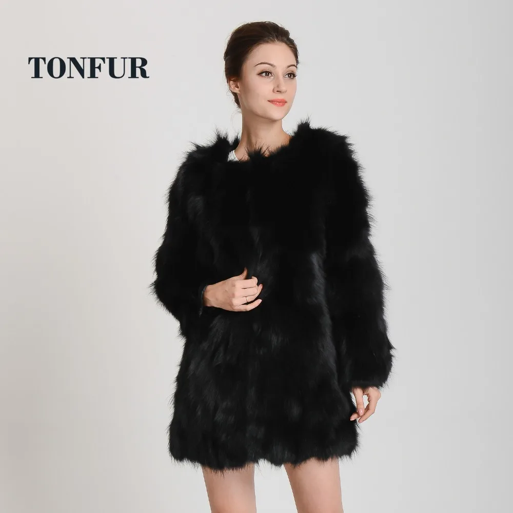 Raton Manteau Fourrure Véritable Mode Femmes De Sleeve Arrivée Nouvelle Livraison Chaud Laveur Pour three Quarter Sleeve Gratuite Réel Hp62 Long Hiver 2018 PwtqY8xIx