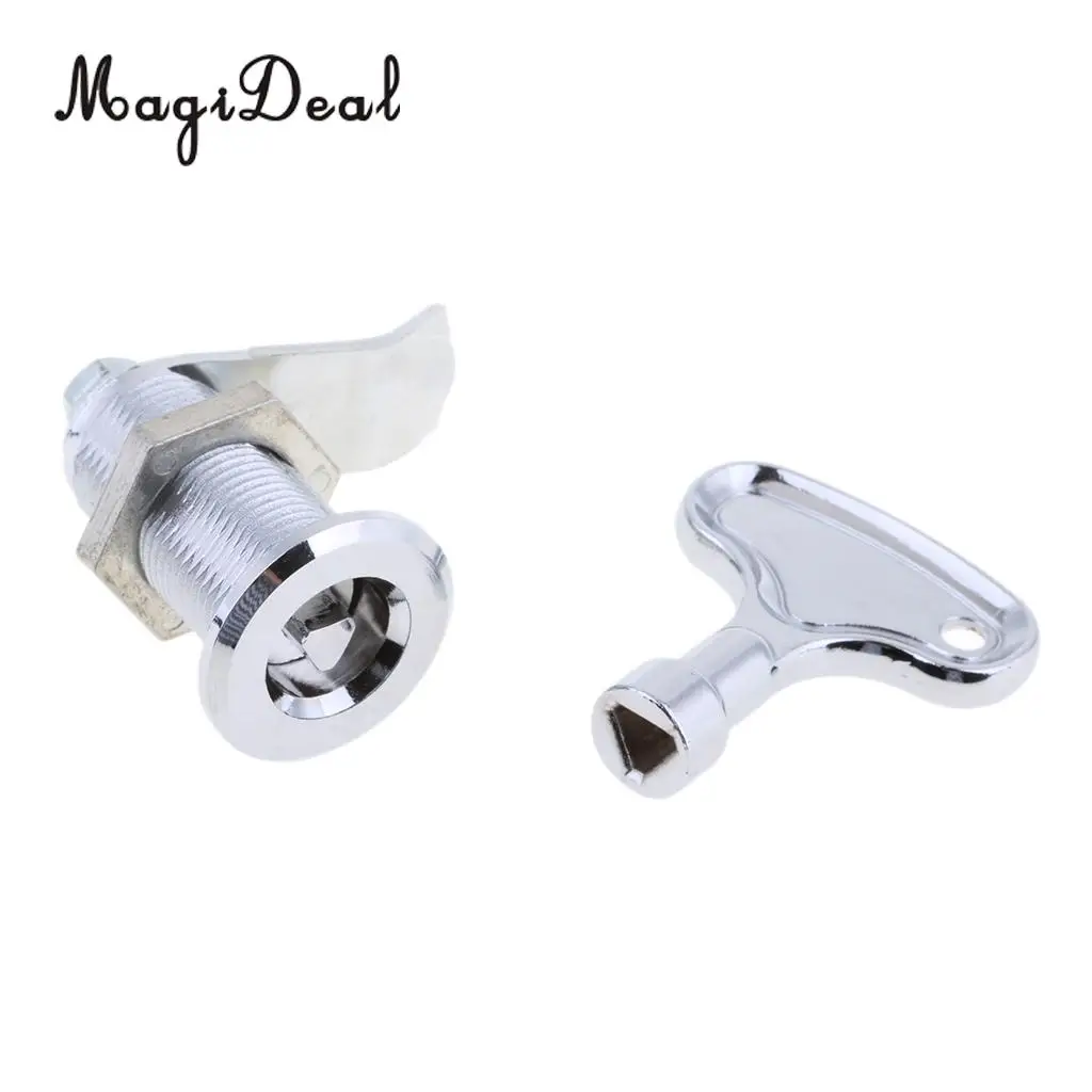 MagiDeal Boat Marine Stainless Steel Triangulation Lock Pull Ring Door Lock Latch for Kayak Canoe Boating Dinghy Yacht Accessory