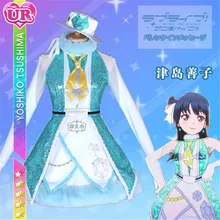 Lovelive Sunshine Aqours New Tsushima Yoshiko Dress Christmas Eve Sacred Snow Collaboration Awaken the power All Member Dress full set love live aqours cosplay costume lovelive sunshine dreamer tsushima yoshiko all member cosplay dress