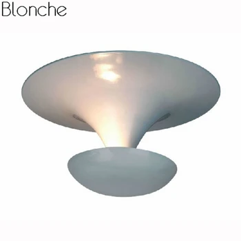 

Modern Led Ceiling Light Nordic Funnel Ceiling Lamp for Living Room Bedroom Kitchen Home Decor Industral Loft Iron Metal Fixture