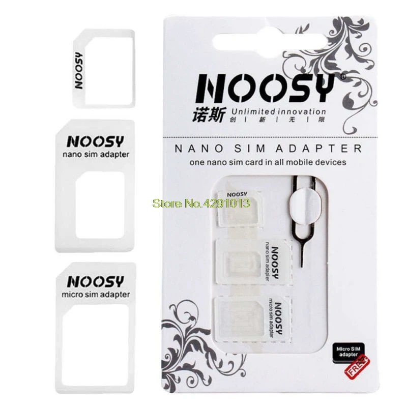 

4 in 1 Convert Nano SIM Card to Micro Standard Adapter For iPhone for Samsung 4G LTE USB Wireless Router Drop Shipping Support
