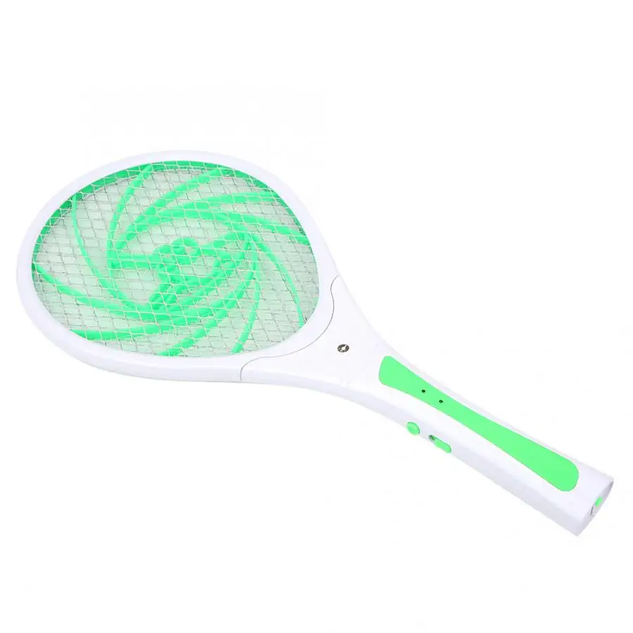 Rechargeable Electric Fly Mosquito Swatter Bug Zapper Racket Insects Bug Bat Fly Mosquito Killer(US Plug