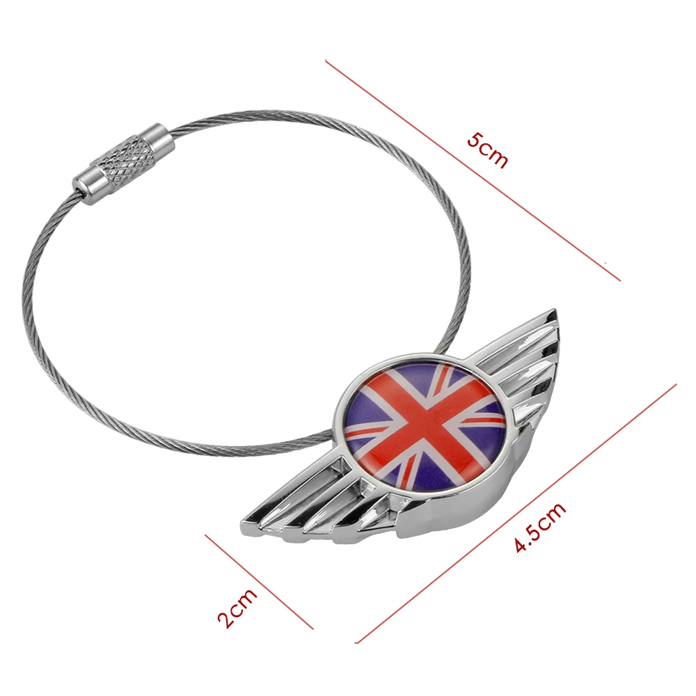 1 шт. брелок для ключей из нержавеющей стали Mini Cooper JCW One S Clubman Countryman R55 R56 R60 R61 F55 F56