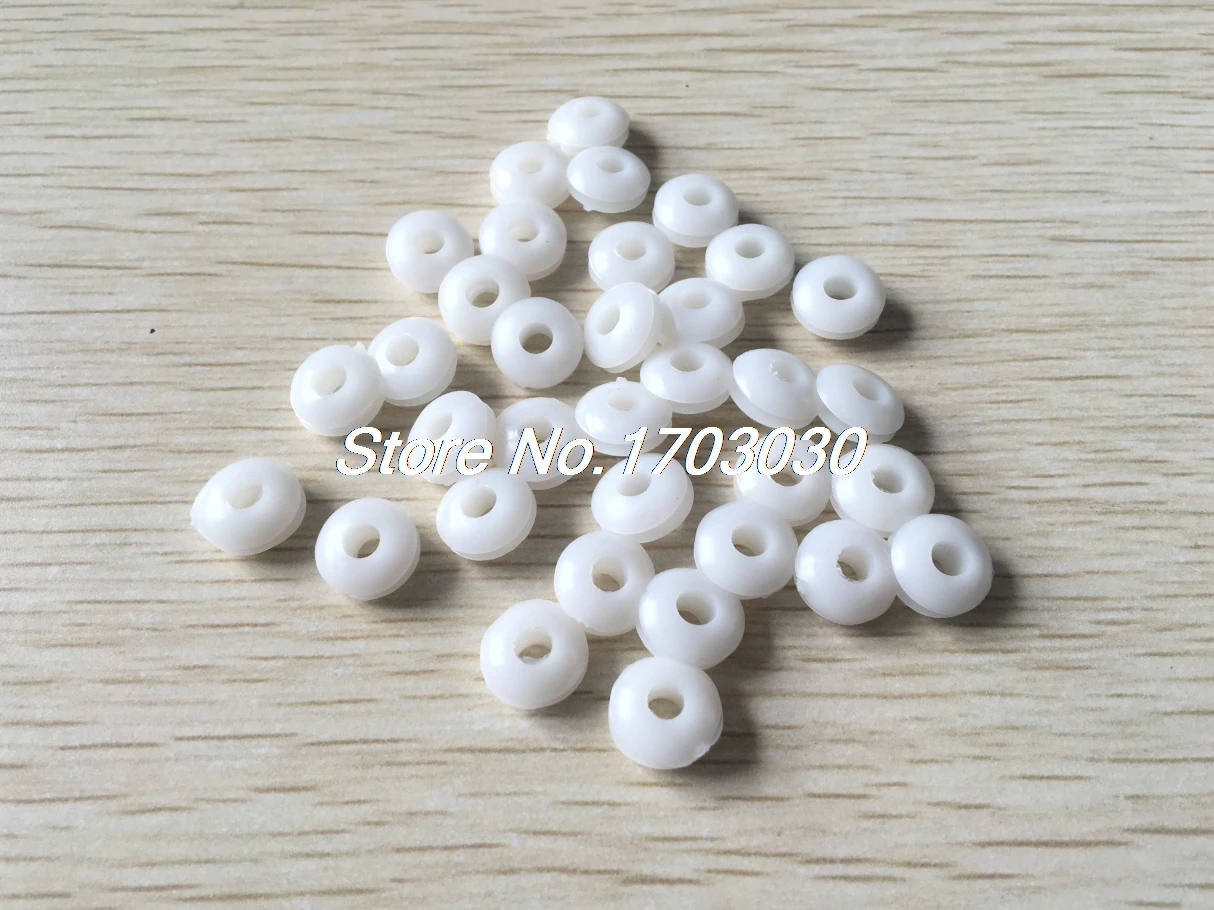 

300 PCS 5mm Inner Diameter Rubber Cable Wiring Grommets Gasket Ring