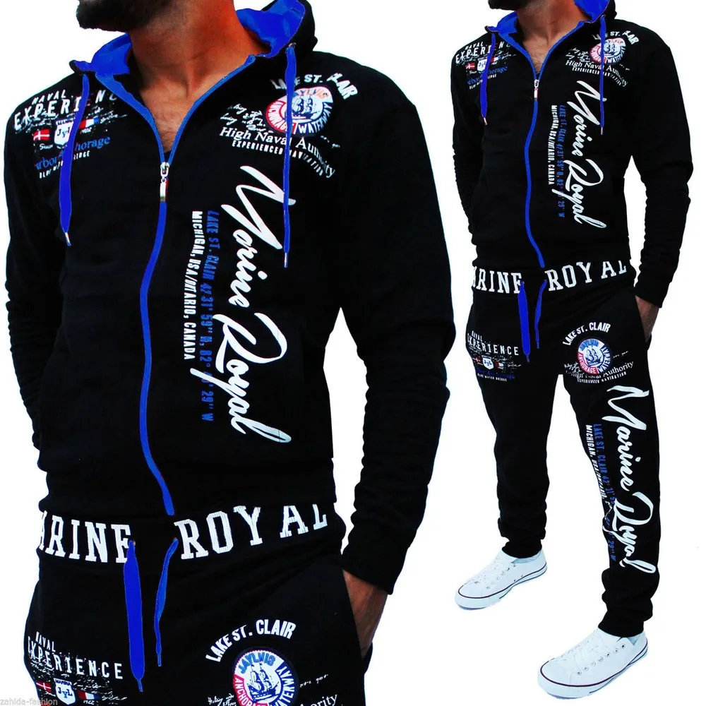 ZOGAA, Брендовые мужские спортивные костюмы, мужская спортивная одежда, 2 предмета, наряды для мужчин, повседневные мужские спортивные костюмы с буквенным принтом, комплект одежды