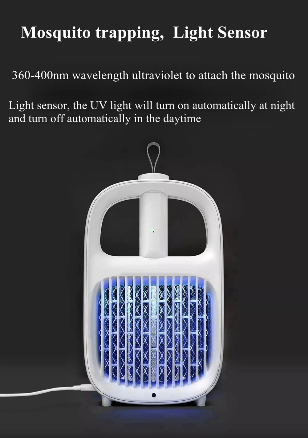 Xiaomi Yeelight Mosquito killer перезаряжаемый портативный USB ультрафиолетовый свет насекомых Электрический Летающий от насекомых комаров Swatter Killer